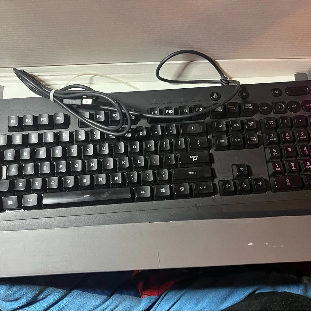 Logitech Black Wired Keyboard